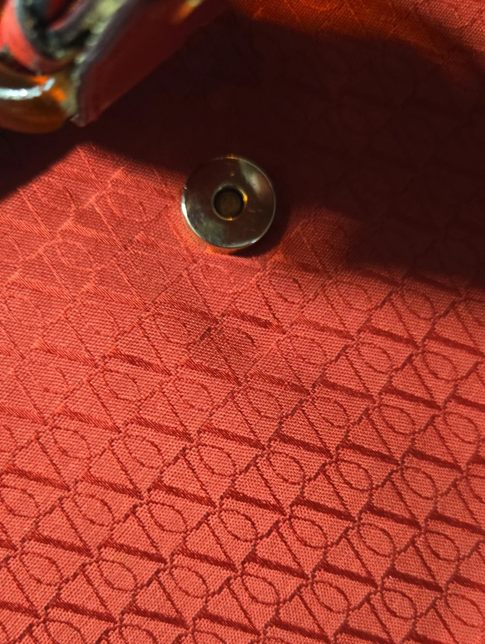Valentino Garavani Red Leather-Trim Envelope Clutch with Matching Wallet